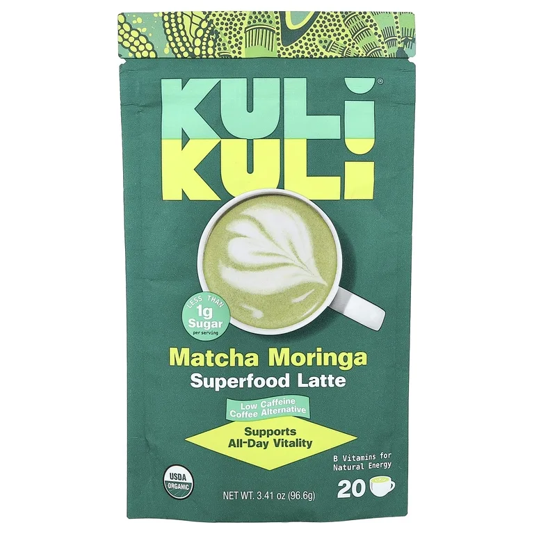 Kuli Kuli, Суперфуды Латте, матча моринга, 96,6 г (3,41 унции)