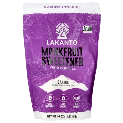 Lakanto, подсластитель с эритритолом, печенье, 454 г (16 унций)