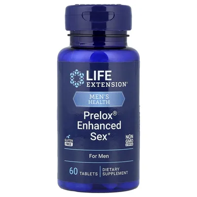 Life Extension, добавка для здорового функционирования эндотелия, которое необходимо для оптимального кровотока у мужчин, 60 таблеток