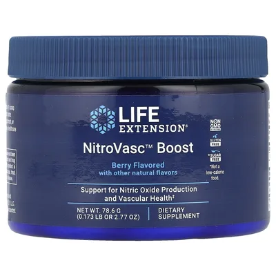 Life Extension, NitroVasc ™ Boost, ягодный, 78,6 г (2,77 унции)