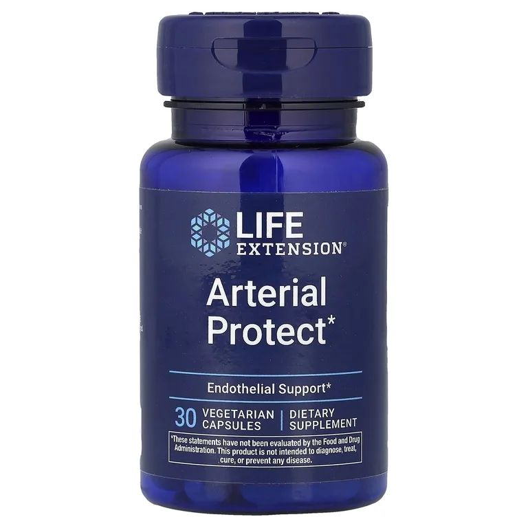 Life Extension, защита артерий, 30 вегетарианских капсул