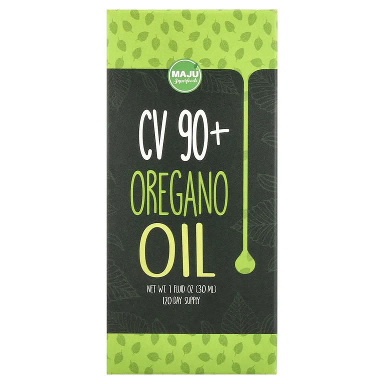 Maju Superfoods, CV 90+, масло орегано, 30 мл (1 жидк. унция)
