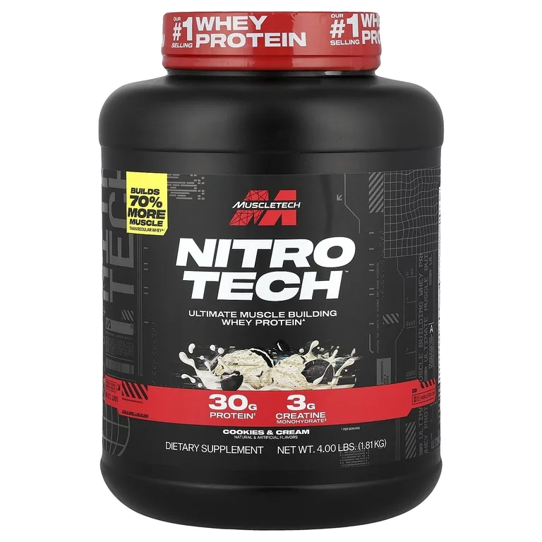 MuscleTech, сывороточный протеин, печенье и сливки, 1,81 кг (4 фунта)