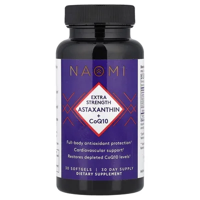 NAOMI, астаксантин + коэнзим Q10, 30 капсул