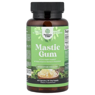 Nature's Craft, мастиковая смола, 60 капсул (500 мг в 1 капсуле)