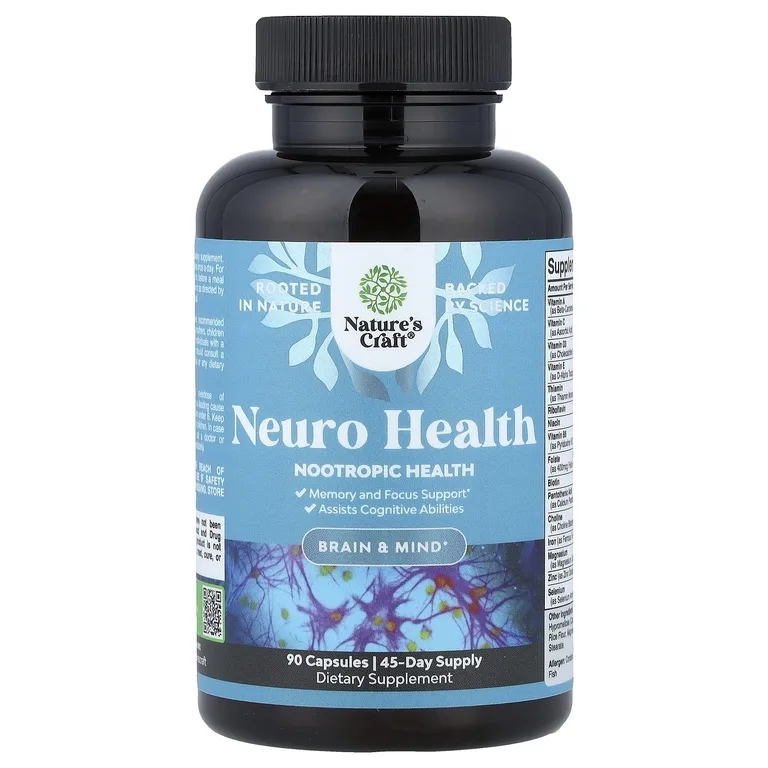 Nature's Craft, Neuro Health, 90 капсул