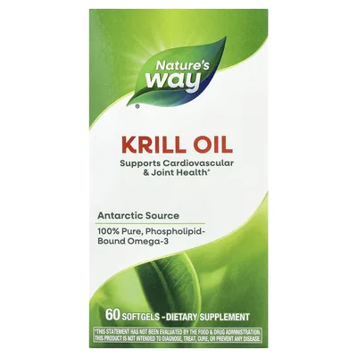 Nature's Way, масло криля, 60 капсул