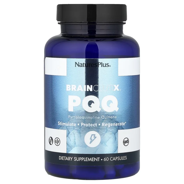 NaturesPlus, BrainCeutix® PQQ, 20 мг, 60 капсул