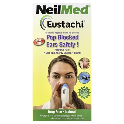 NeilMed, Eustachi®, устройство для снижения ушного давления, 1 шт.