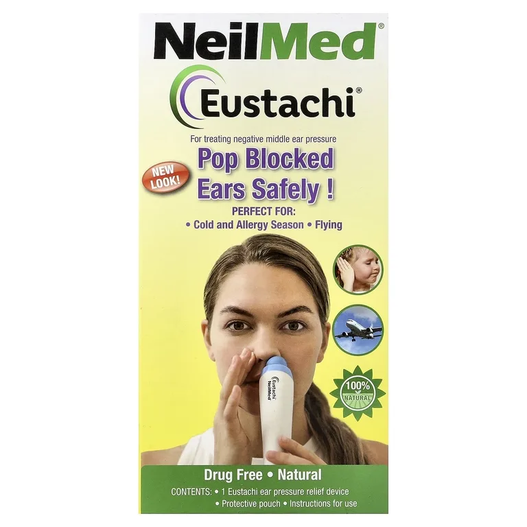 NeilMed, Eustachi®, устройство для снижения ушного давления, 1 шт.