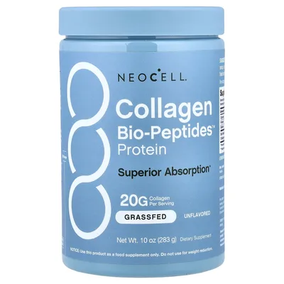 NeoCell, протеин Collagen Bio-Peptides™, без добавок, 283 г (10 унций)