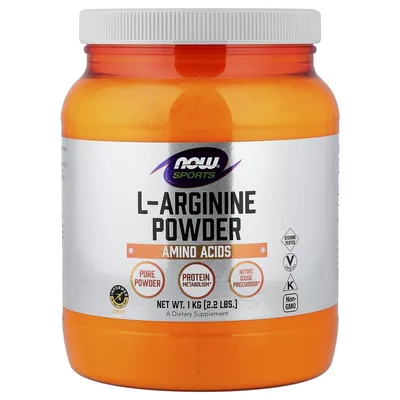 NOW Foods, Для спортсменов, порошок L-аргинина, 1 кг (2,2 фунта)