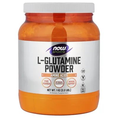 NOW Foods, Спорт, L-глутамин, порошок, 1 кг (2,2 фунта)