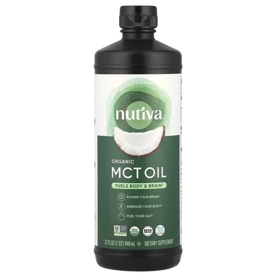Nutiva, органическое масло MCT, 946 мл (32 жидк. унции)