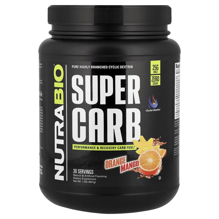 NutraBio, циклический декстрин, апельсин и манго, 841 г (1,9 фунта)