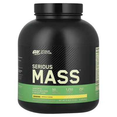 Optimum Nutrition, белково-углеводная добавка для увеличения мышечной массы, с банановым вкусом, 2,72 кг (6 фунтов)