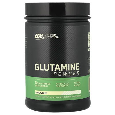 Optimum Nutrition, Глютамин в порошке, неароматизированный, 2,2 фунта (1 кг)
