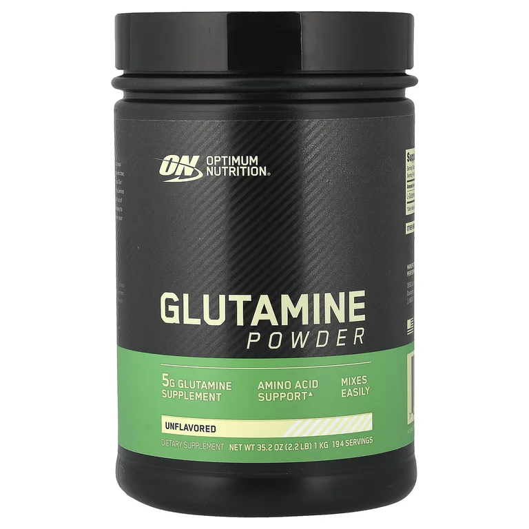 Optimum Nutrition, Глютамин в порошке, неароматизированный, 2,2 фунта (1 кг)