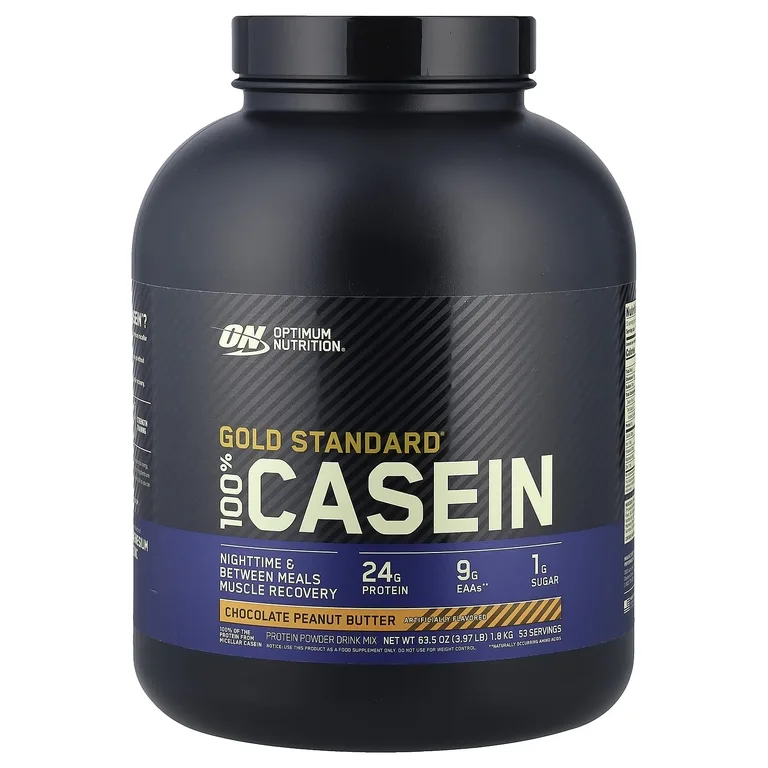 Optimum Nutrition, казеин, со вкусом шоколада и арахисовой пасты, 1,8 кг (3,97 фунта)