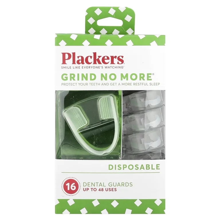 Plackers, Grind No More, одноразовые капы, 16 шт.