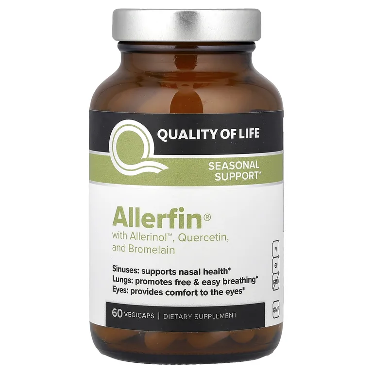 Quality of Life, Сезонная поддержка при аллергии, 60 растительных капсул