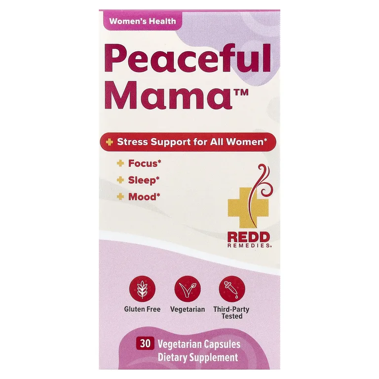 Redd Remedies, Peaceful Mama™, 30 вегетарианских капсул