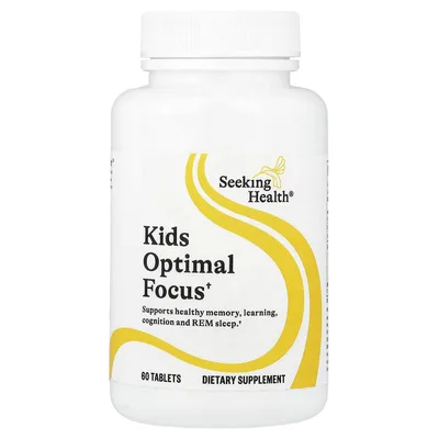 Seeking Health, Optimal Focus, для детей, 60 таблеток