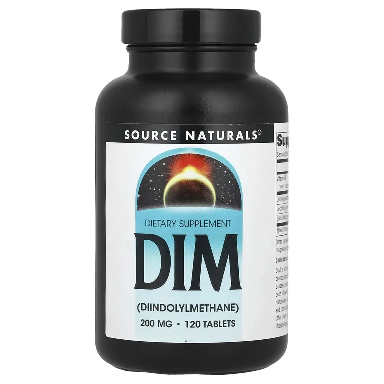 Source Naturals, Дииндолилметан, 200 мг, 120 таблеток