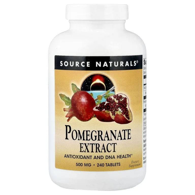 Source Naturals, экстракт граната, 500 мг, 240 таблеток