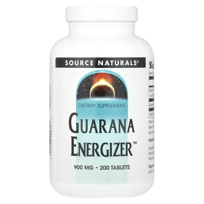 Source Naturals, гуарана, 200 таблеток