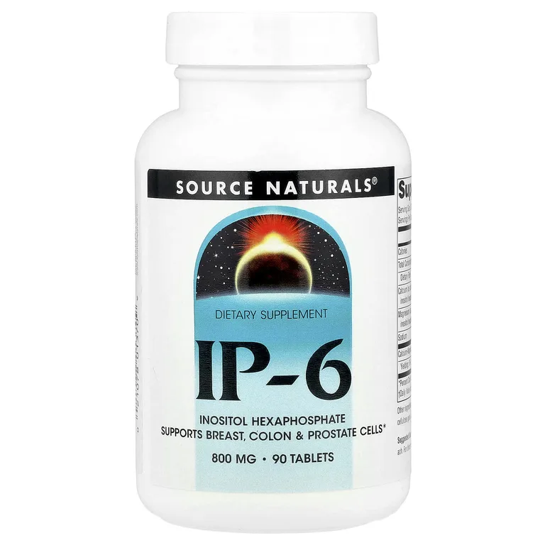 Source Naturals, инозитол гексофосфат, 90 таблеток