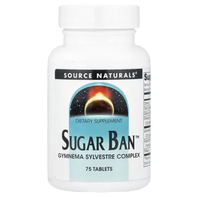 Source Naturals, комплекс для снижения тяги к сладкому с джимнемой (Gymnema sylvestre), 75 таблеток
