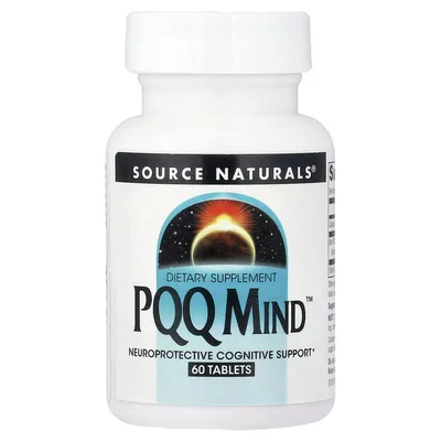 Source Naturals, пирролохинолинхинон, 60 таблеток
