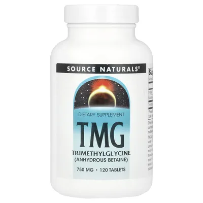 Source Naturals, TMG, 120 таблеток