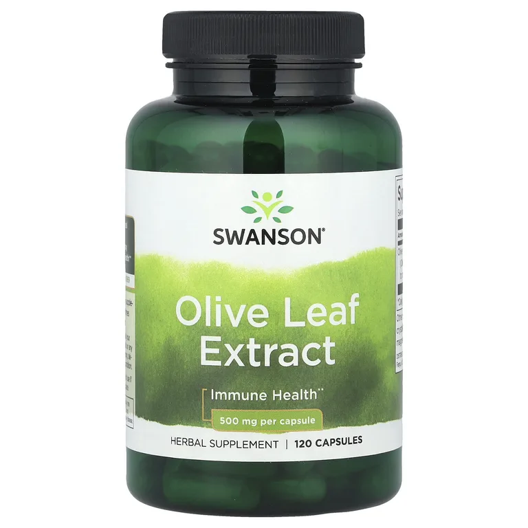 Swanson Vitamins, экстракт листьев оливкового дерева, 500 мг, 120 капсул