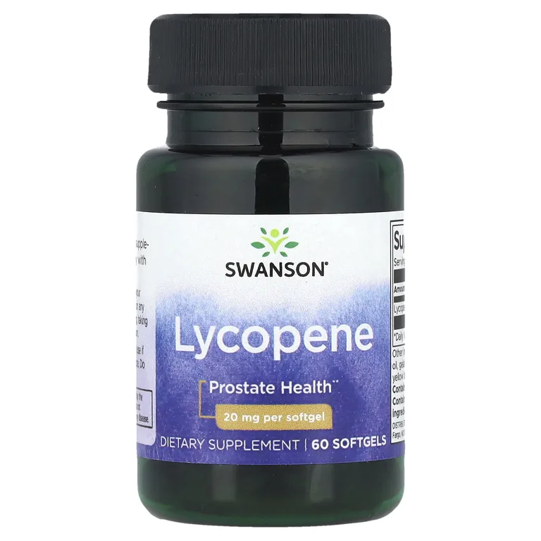 Swanson Vitamins, Ликопин, 20 мг, 60 мягких таблеток