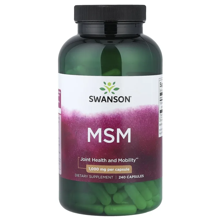 Swanson Vitamins, МСМ, 1000 мг, 240 капсул