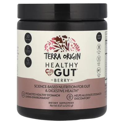 Terra Origin, добавка для нормализации функций желудочно-кишечного тракта, вкус ягод, 243 г (8,57 унции)