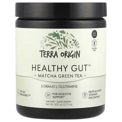 Terra Origin, добавка для здоровья кишечника, зеленый чай матча, 227,4 г (8,02 унции)