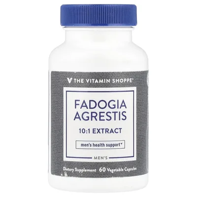 The Vitamin Shoppe, Fadogia Agrestis для мужчин, 60 растительных капсул (600 мг на капсулу)