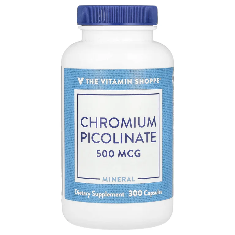 The Vitamin Shoppe, Пиколинат хрома, 500 мкг, 300 капсул