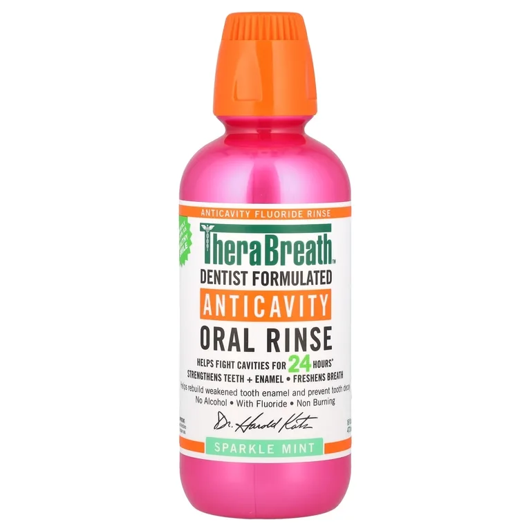 TheraBreath, Healthy Smile, ополаскиватель для полости рта, мята с блеском, 473 мл (16 жидк. унц.)
