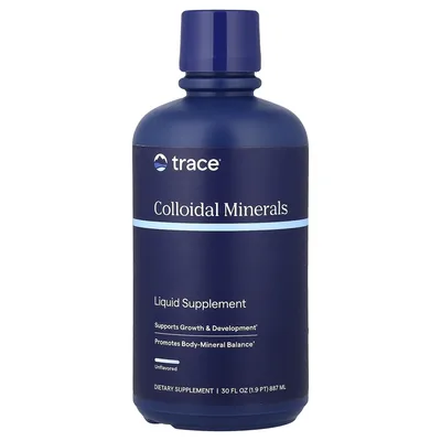 Trace, коллоидные минералы, без добавок, 887 мл (30 жидк. унций)
