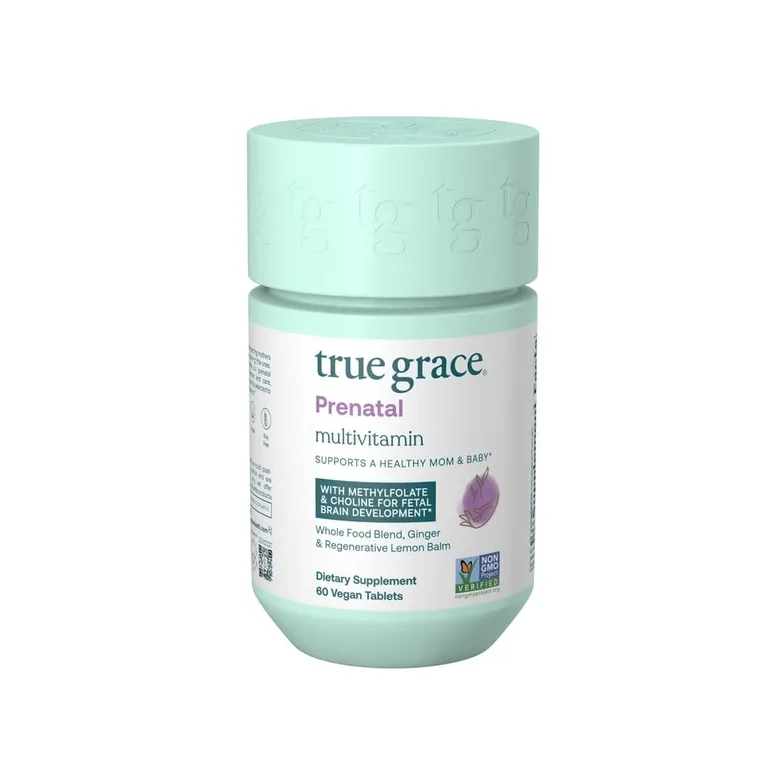 True Grace, Prenatal Multivitamin, 60 Vegan Tablets