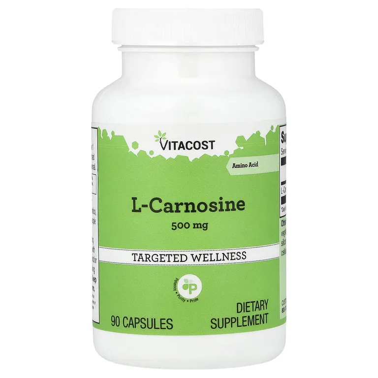 Vitacost, L-Carnosine, 500 mg, 90 Capsules