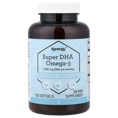 Vitacost, Synergy®, супер ДГК омега-3, 120 капсул