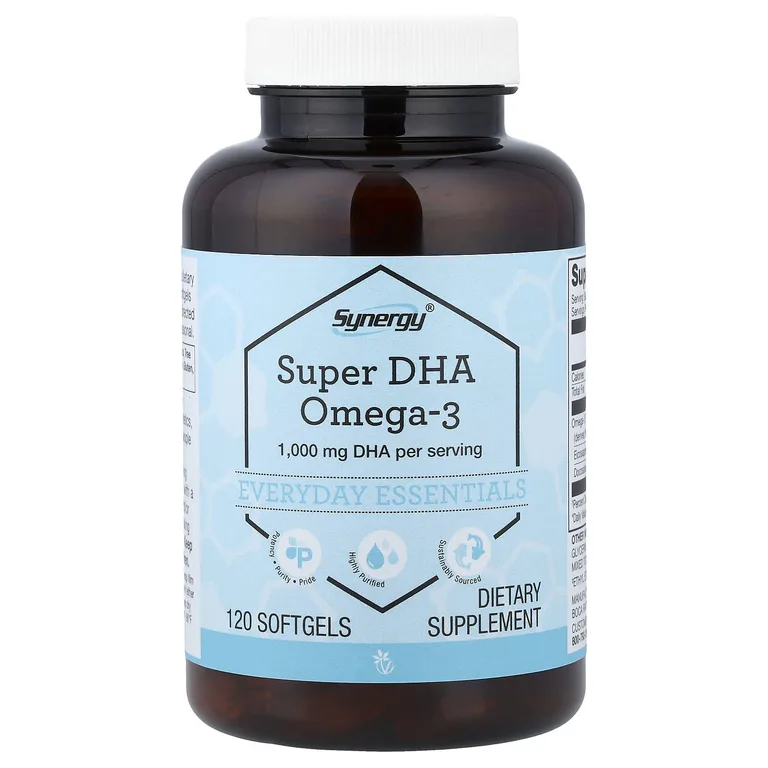 Vitacost, Synergy®, супер ДГК омега-3, 120 капсул